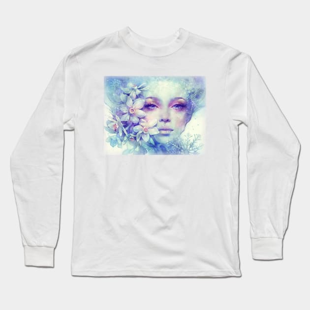 December Long Sleeve T-Shirt by Anna Dittmann